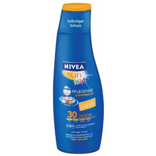 3 x Nivea Sun suntan lotion, per 250 ml, F30