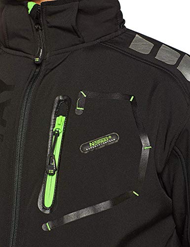 Geographical Norway 90G3 Vantaa Herren Softshell Jacke Schwarz Gr. L - Geographical Norway