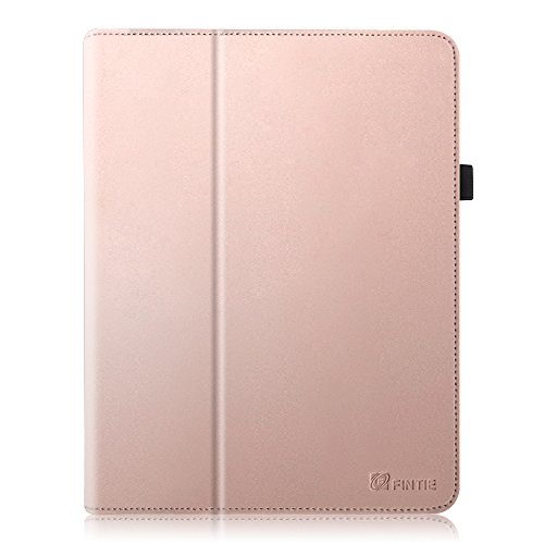 Fintie Apple iPad 1 Hülle Case Schutzhülle Etui Tasche – Folio Slim Fit Ständer Kunstleder Smart Cover mit Stylus Loop für iPad 1st Generation, Roségold - 2