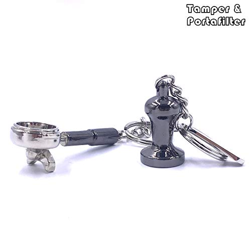 r.g accessori Coffee Series portachiavi set Coffee Tamper+Protafilter