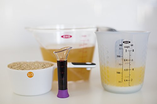 OXO Good Grips Messbecher, Silikon, transparent, 250 ml - 4