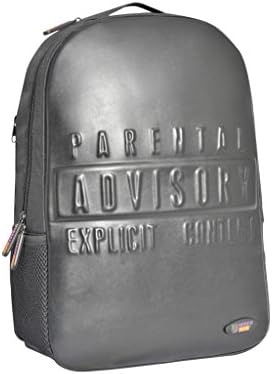 Urban Junk Black Warning Backpack