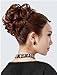 PRETTYSHOP Hairpiece Hair Rubber Scrunchie Scrunchy Updos VOLUMINOUS Curly Messy Bun Light brown # 12A G6E