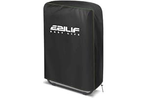 Ezilif Pokrowiec ogrzewalny, wodoszczelny, wiatroszczelny, odporny na UV i pył, na meble ogrodowe i balkonowe, leżak składany