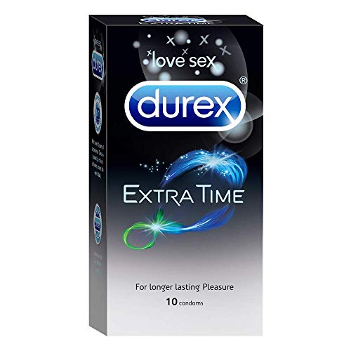 Durex Condoms, Extra Time - 10 Count RS.168.00