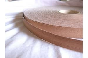 REAL WOOD VENEER EDGING 22MM WIDE Vale Veneers Pre Glued Iron on Mahogany Wood Veneer Edging Tape 22mm wide 5 metres