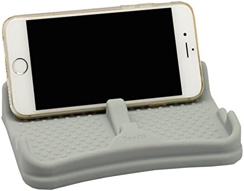 Weijiamei Anti-Slip Car Dash Grip Pad, Non Slip Mat Car Dashboard Skidproof Phone Holder Stand for Navigation Cell Phone, Keychains, Sun Glasses (Grey)