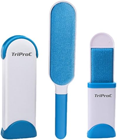 Reusable Pet Hair Remover Brush Fur Wizard - Fur &amp; Lint Removal Brush with Self-Cleaning Base - for Furniture, Couch, Carpet, Bed, Car Seat, Clothing - Animal Fur &amp; Dust Removal Tool,Cat Hair Remover