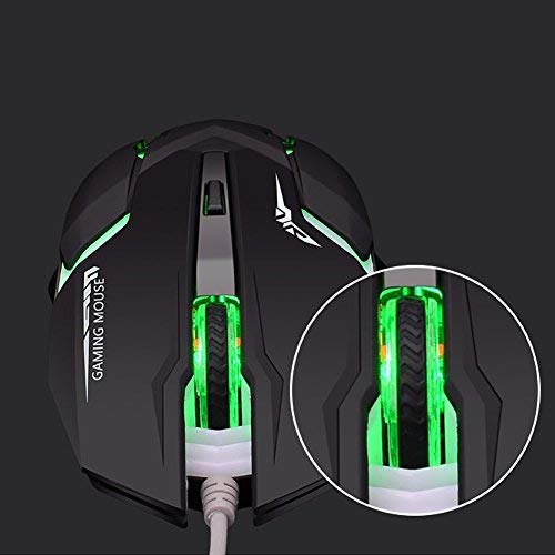 Gaming rat  n  greatever Wired rat  n de ordenador rat  n ergon  mico USB rat  n 6  botones para Pro Game Notebook  PC  para port  til  ordenador V3 Mouse