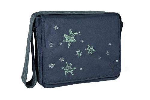 Preisvergleich Produktbild Lässig Casual Messenger Bag Wickeltasche / Babytasche inkl. Wickelzubehör Stardust, ebony