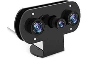CUQI per Raspberry Pi Telecamera a Infrarossi Visione Notturna Con Custodia in Acrilico, Webcam Regolabile per Pi 4/Pi 3 B+/Pi 3, Adatta per Monitor di Sicurezza Domestica, Fai Da Te, Stampante 3D