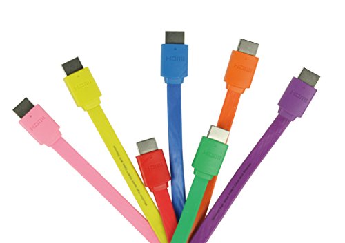 Valueline VLMP34010P2.00 High-Speed HDMI Flachkabel mit Ethernet (2m) pink - 3