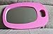 Professional Salon Pink Hand Held Hair Dressing Barbers Hairdressers Shatterproof Back Mirror
