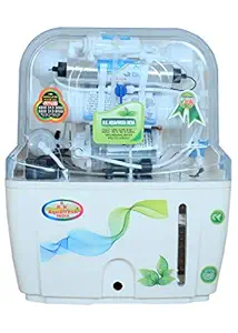 R.K. AQUA FRESH INDIA White Ultra Advanced 12 Ltrs 14 Stage RO Water Purifier