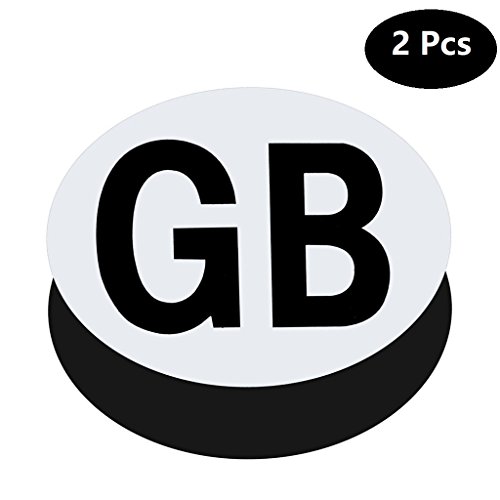 WildAuto Learner Plates Magnetic GB Plates, by New Driver Magnetic Learner Plates, 2 Pack (GB)