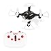 Produktbild Syma X20 Pocket Drone Taschendrohne 2.4Ghz Mini Drohne RC Quadcopter Headless Mode Kopflos Remote Control Höhe Halten Fernbedienung One Key Start / Land Funktion, 3D ROLLEN