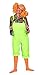 Produktbild Karneval-Klamotten Kostüm Latzhose grün Hippie Clown Latz-Hose grüne Arbeitshose Gärtnerhose grün Herren-Kostüm Damen-Kostüm Karneval Fasching Größe 44/46