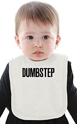 Dumbstep Funny Dubstep Organic Bib With Ties Medium