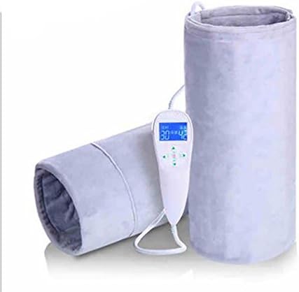 LL-Electric Far Moxibustion knee Pads Elderly Knee Joint Cold Legs Warm Hot Compress Health Massages, Ideal for Chronic Leg Muscle Aches and Pains , gray