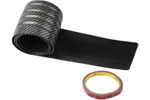 Youngine Universal Carbon Fibre Rubber Rear Guard Bumper Protector Anti-Scratch Trim Cover for Car Pickup SUV Truck,104cm/41 inches