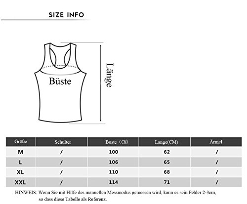 Hippolo Gym Herren Tank Top Men Cotton Stringer Fitness Gym Shirt Solide Sport mit Kapuze Vest (M, Schwarz) - 2