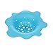 Produktbild Silikon-Blumenkanne-Sieb-Abfluss-Filter-Abdeckungs-Küche Badezimmer-Abfall-Stecker-Haar-Fänger-Stopper 2 PCS grünes Blau (Grün blau)