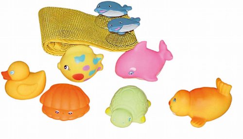 Preisvergleich Produktbild Bieco 11000613 - Badewannentiere 6 Stück im Netz