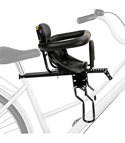 Polisport Guppy Junior Black Edition kinderzitje achter