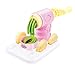 Produktbild DIY Kinder Knetmasse Set, Nudelmaschine Eismaschine Spielzeug Mit Farbenfrohrer Farben Für Herstellen Von Nudeln, Eiscreme, Kuchen| Rollenspiele Kinderküche Pädagogisches Lernspielzeug