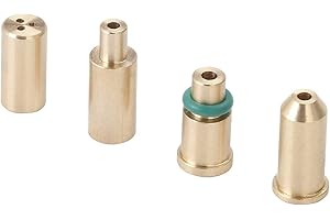 SMTHOME Adaptador de repuesto de gas de latón de repuesto para encendedores S T Dupont Amarillo/Rojo/Verde/Azul Tapas de bricolaje Pieza de reparación