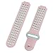 Produktbild Yimiky Ersatzband für Garmin Garmin Forerunner 235, Silikon-Uhrenarmband Atmungsaktiv und schweißfest für n Forerunner 220 230 630 620 735 Approach S20 S6 S5 GPS Smart Watch (Rosa grün)