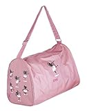 Girls pink dance tap ballet jazz shoulder shoe bag by katz dancewear KB26