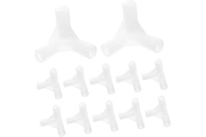Garneck 20Pcs Canopy Tent Pipe Fittings Plastic Connectors for Garden Canopy Gazebo and Awning Frame Support Lightweight Replacement Parts for Outdoor Use
