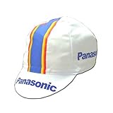 APIS Retro cycle team cap Vintage fixie Panasonic white