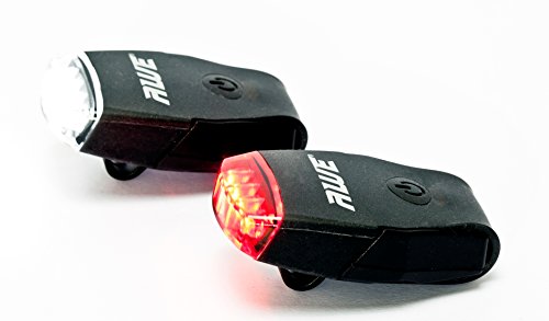 AWE® AWEMicro™ Wiederaufladbare Silikon USB 2.0 4 LEDs Lichts 50 Lumen Schwarz - 4