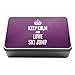 Produktbild Violett Keep Calm und Love Ski Jump Metall Aufbewahrungsdose Box 1893