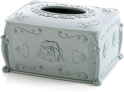 European creative tissue boxes, the living room coffee table napkin from the tray melamine home simple lovely plastic, the Nordic Blue
