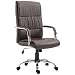 Produktbild Vinsetto Bürostuhl Drehstuhl Chefsessel Bürosessel mit Wippmechanik Büro Braun 59 x 68 x 110-119cm