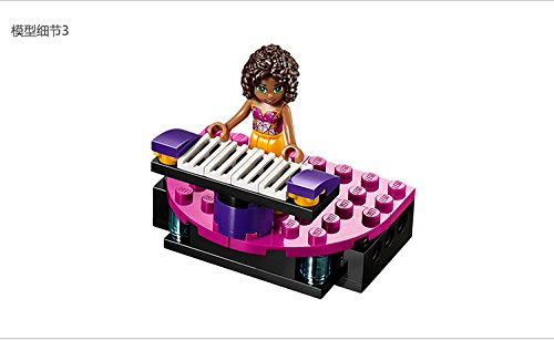 Imagen 4 de Lego Friends 41105, Pop Star: escenario, multicolor