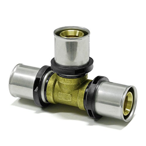 Pipetec Pressfitting T Stück 20×2 mm 20x20x20 TH Kontur Verbundrohr, DVGW, TH-Profil - 2