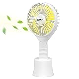SUPER LEISE: Lammcou USB Ventilator ist mit Leise Modus, Lautstärke nur 33dB, leise genug für Bibliothek, Büro und Umterricht. 10 Stundenlange Abeitszeit reicht genug für Ihre Abeits- und Kursstunde.
