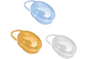 3PCS Pacificier Case de résistance à la tétine, boîte de Rangement de la tétine, boîte de sulamerfaisante boîte BPA BPA Soother Shield Case Baby Supplies