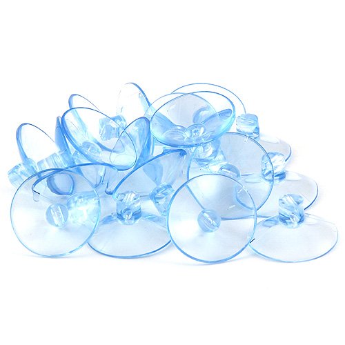 Idena 8522040 Saugnapfhalter für Lichterketten Saugnapf Weihnachtsdeko Plastik 8 x 11.6 x 4.8 cm, Transparent