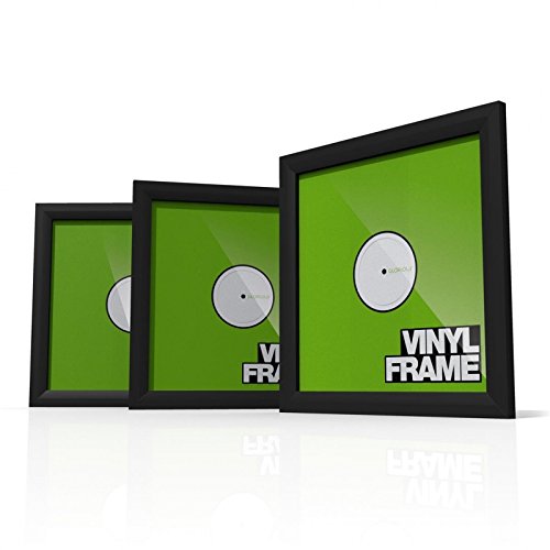Vinyl Frame Set black 3x Rahmen für 12
