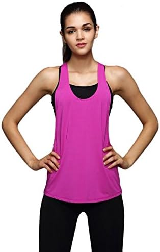 Tank Tops Women, TUDUZ Women Girls Summer Sexy Loose Gym Sport Training Run Long Vest Tops Blouse