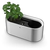 WMF Ambient Kräuter@home elektrich Kräutergarten (für 2 Blumentöpfe, Kräutertopf mit Selbstbewässerungssystem bis zu 4 Tage, Easy touch LED Beleuchtung)