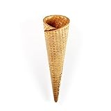 Fabricado en Alemania. Cucuruchos de helado \"Venecia\" vegano 180mmxØ46mm 105 piezas