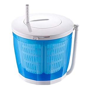 2-in-1 Tragbare Mini-Waschmaschine | Handkurbel & Schleuder | Camping