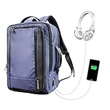 ✔ GRAN CAPACIDAD ------ Dimensiones: Size: 46*32*13.5 cm, mochila espaciosa de moda para satisfacer su necesidad en ocio/trabajo/colegio/viaje corto con 12 bolsillos para celular, cámara, estacionaria, IPAD, libros y accesorios electrónicos, 4 compartimentos separados para que sus artículos diarios estén colocadas en orden y fácilmente encontradas, apta para ordenador portátil de 15.6 pulgadas.