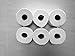 Produktbild Toilettenpapierhalter unsichtbar Ersatzrollenhalter WC Bad Toilette selbstklebend ohne bohren schwarz 6er